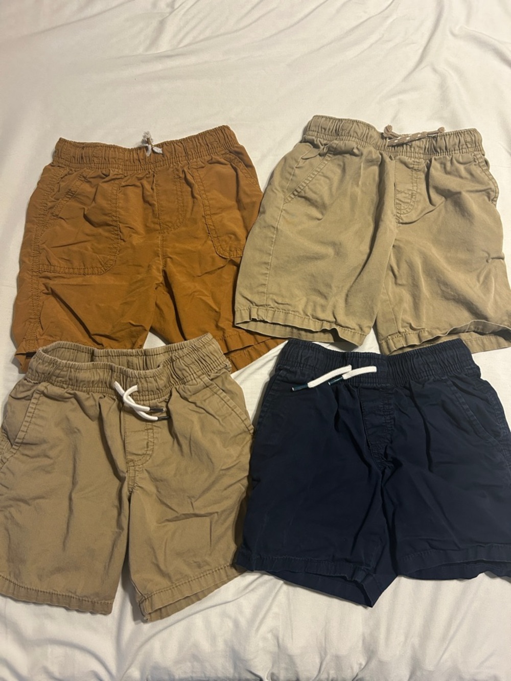 Boys Elastic Waist Shorts-Jumping Beans Sz 4T, Cat and Jack Sz 5T and XS 4/5 (2)